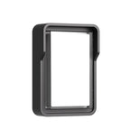 Applique murale LED Stan, aluminium noir flash carré pour l’extérieur  