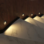 Luz de Escada Exterior LED Ritan, Luminária Moderna de Alumínio Embutida