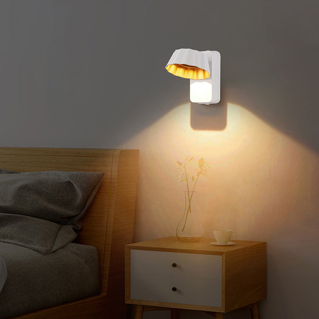 Adjustable Modern Outdoor Wall Sconce, Die-Cast Aluminum, 180° LED