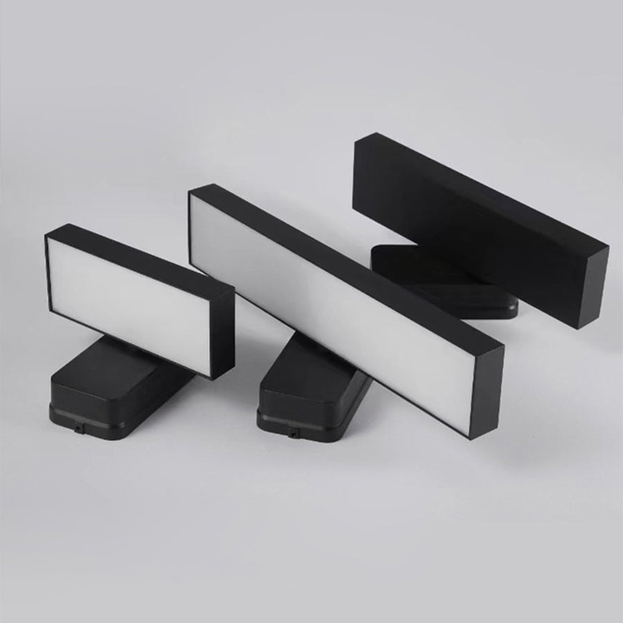 Adjustable LED Outdoor Wall Light, Black Aluminum, IP65 Rated