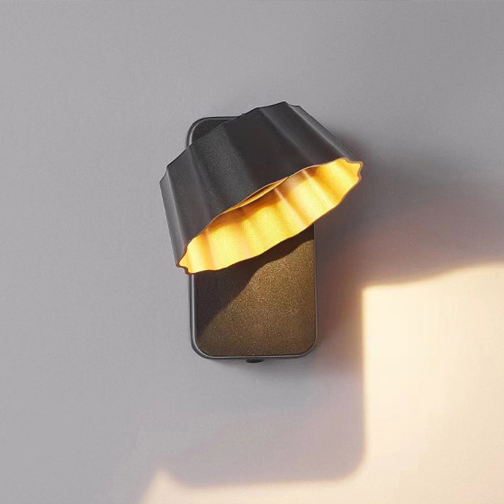 Adjustable Modern Outdoor Wall Sconce, Die-Cast Aluminum, 180° LED