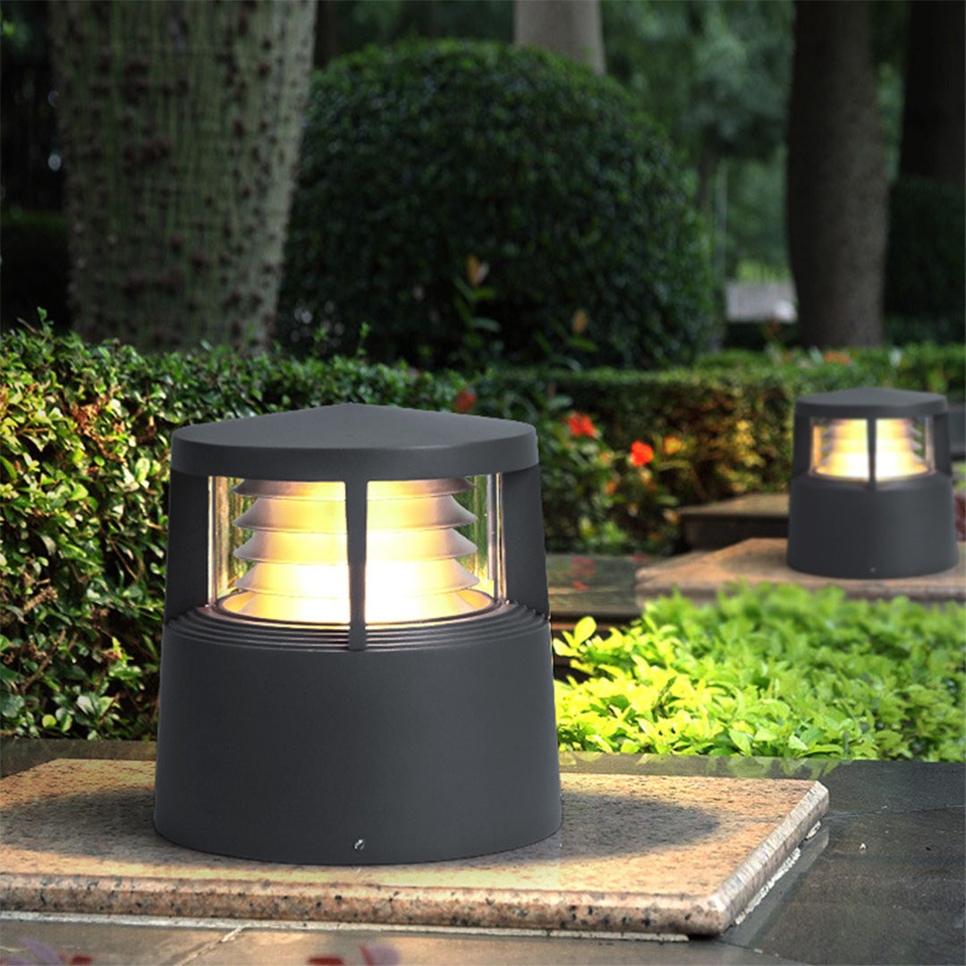 Luz de Baliza Exterior Philip Nordic em Alumínio com Lâmpada LED E27