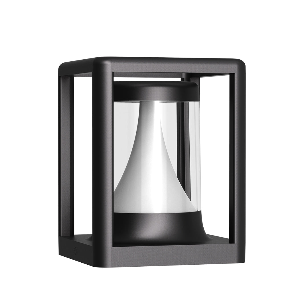 Lunan Aluminum Garden Stake Light, Scandinavian LED Bollard Design