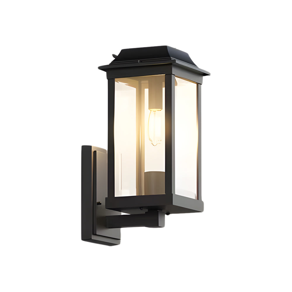 Gardener Wall Sconce For Outdoors, American Minimalist Style, Black Aluminum