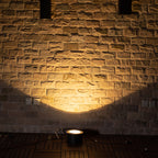 LED aluminium jordspot, minimalistisk uplighting-design