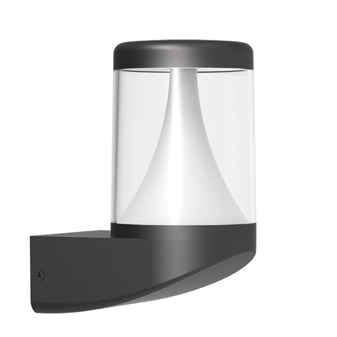Marcus Nordic LED udendørs væglampe, sort aluminium, IP65-klassificeret