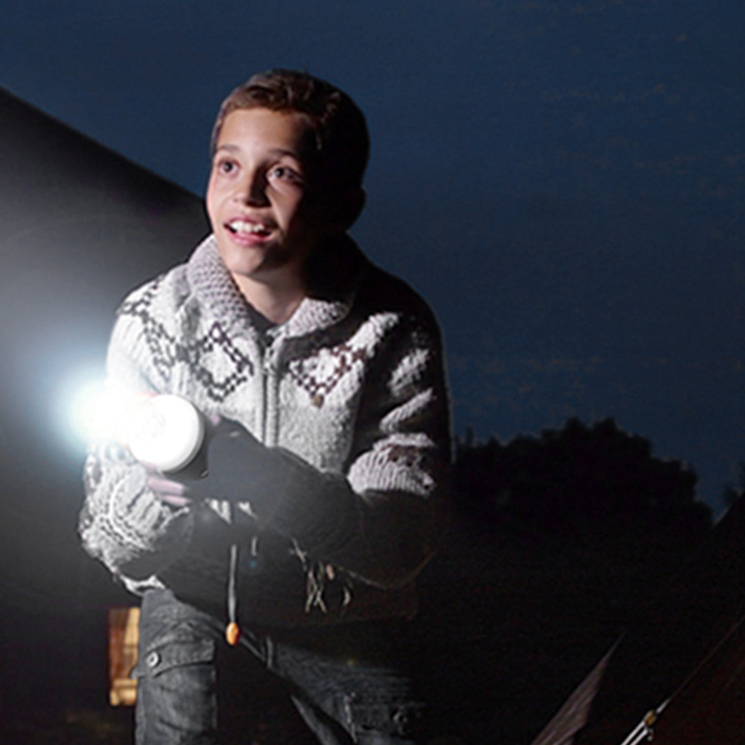 Rechargeable LED Camping Lantern With Power Bank and SOS Flashlight