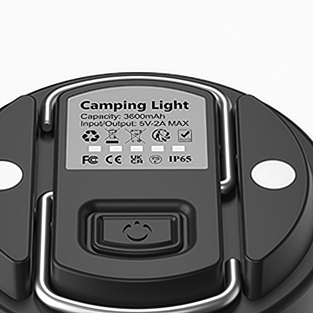 Rechargeable LED Camping Lantern With Power Bank and SOS Flashlight