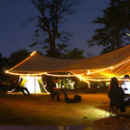 Plas Solar-Powered LED Strip Light, Warm White Silicone Rope