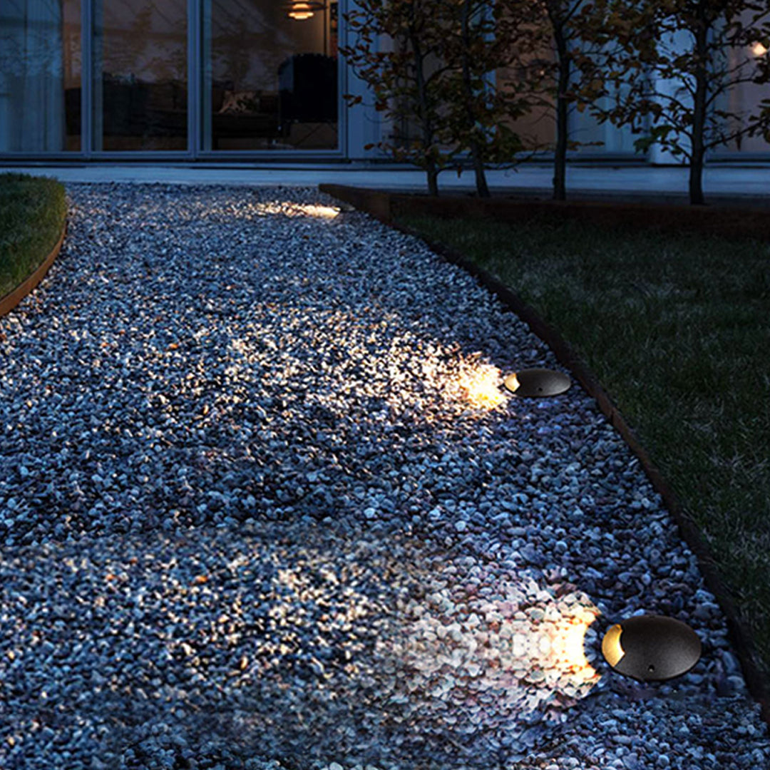 Brønnlys med sideutstrålende LED, livlig aluminiumsdesign