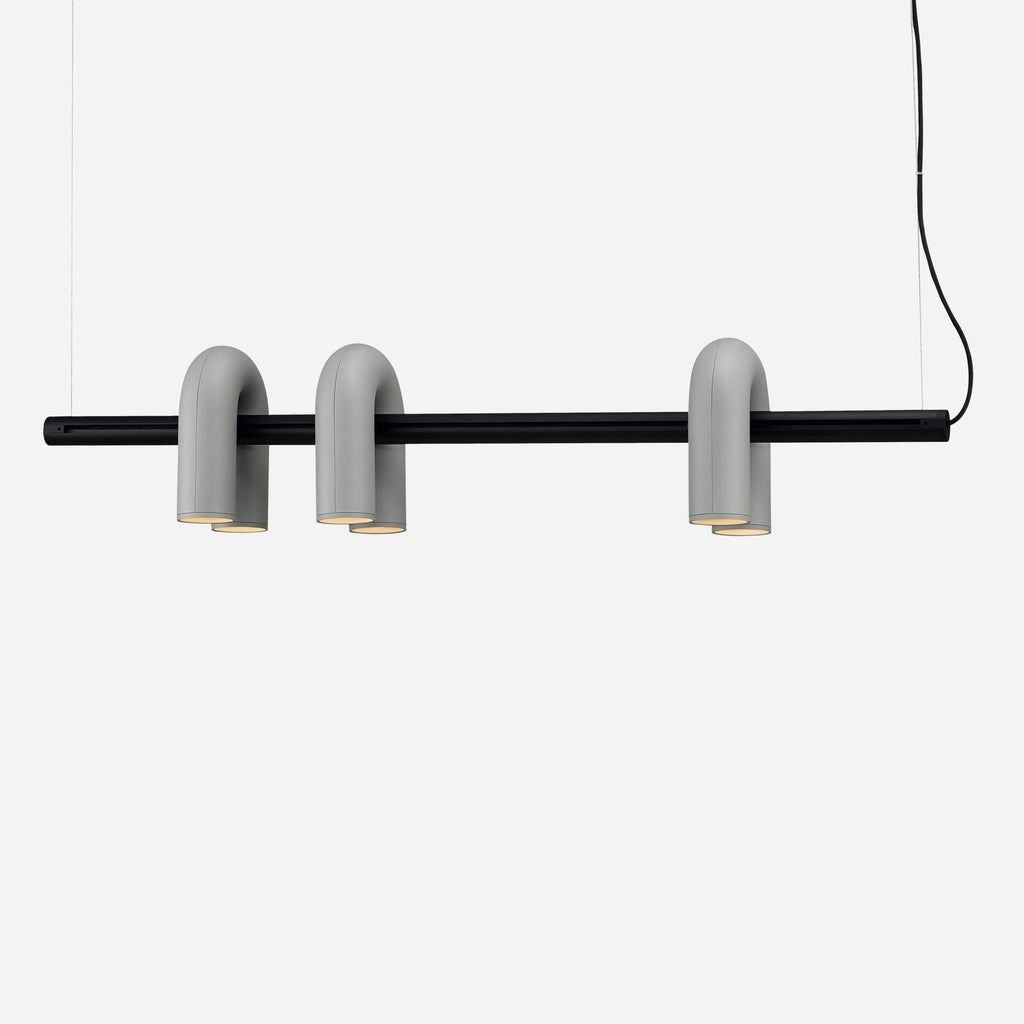 Cirkus Chandelier, integreret LED, bevægelige U-hoveder, lineær eller cirkulær