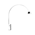 Dimension drawing of the arcadia luxe floor lamp, in outline against white.
