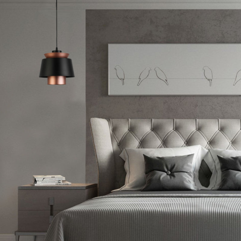 Clérachic pendant light for a dining table, studio view of the shade and fitting.