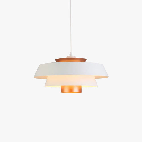 Second studio angle of the Clérachic pendant light, unlit on a white ground.