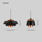 Clérachic pendant light from below, showing the open shade and the holder.