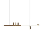Cut-out view of this Clérachic pendant on plain white, with the bar, three spots and a single hanging cylinder visible.