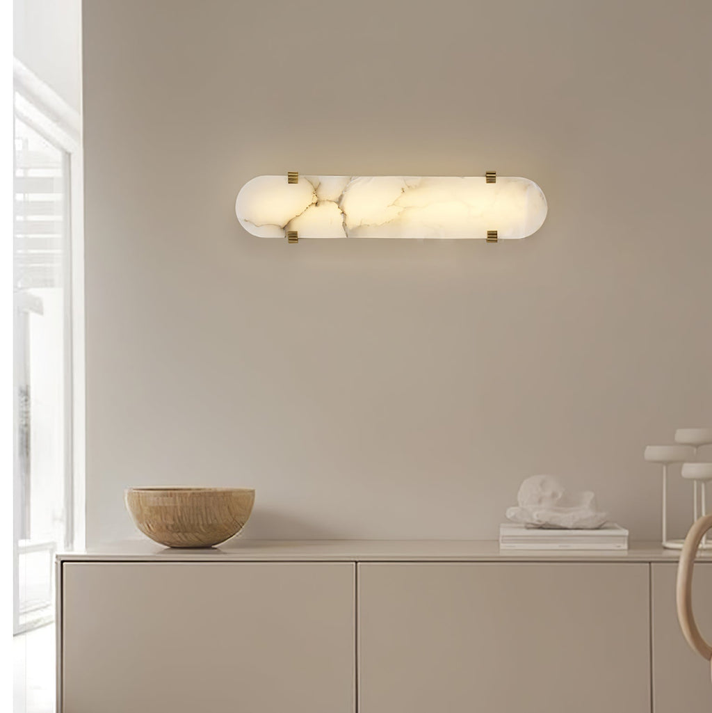 The Clérachic Calla mounted horizontally above a pale sideboard holding a wooden bowl.
