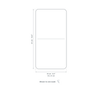 Technical dimension drawing of the Clérachic Ceramic Table Lamp for Nightstand, Fabric Shade, 31 cm — 16 × 31 cm (6.3 × 12.2″), drawn to scale.