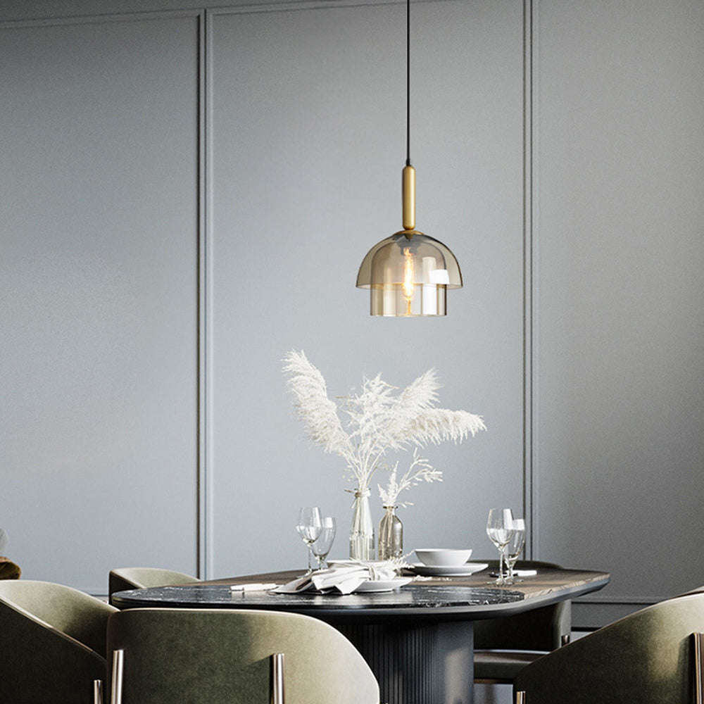 Clérachic Cognac Glass Pendant Light for Bedside — gallery 01, 5ba192d7 6f36 4459 b27b 9ba662d46363.