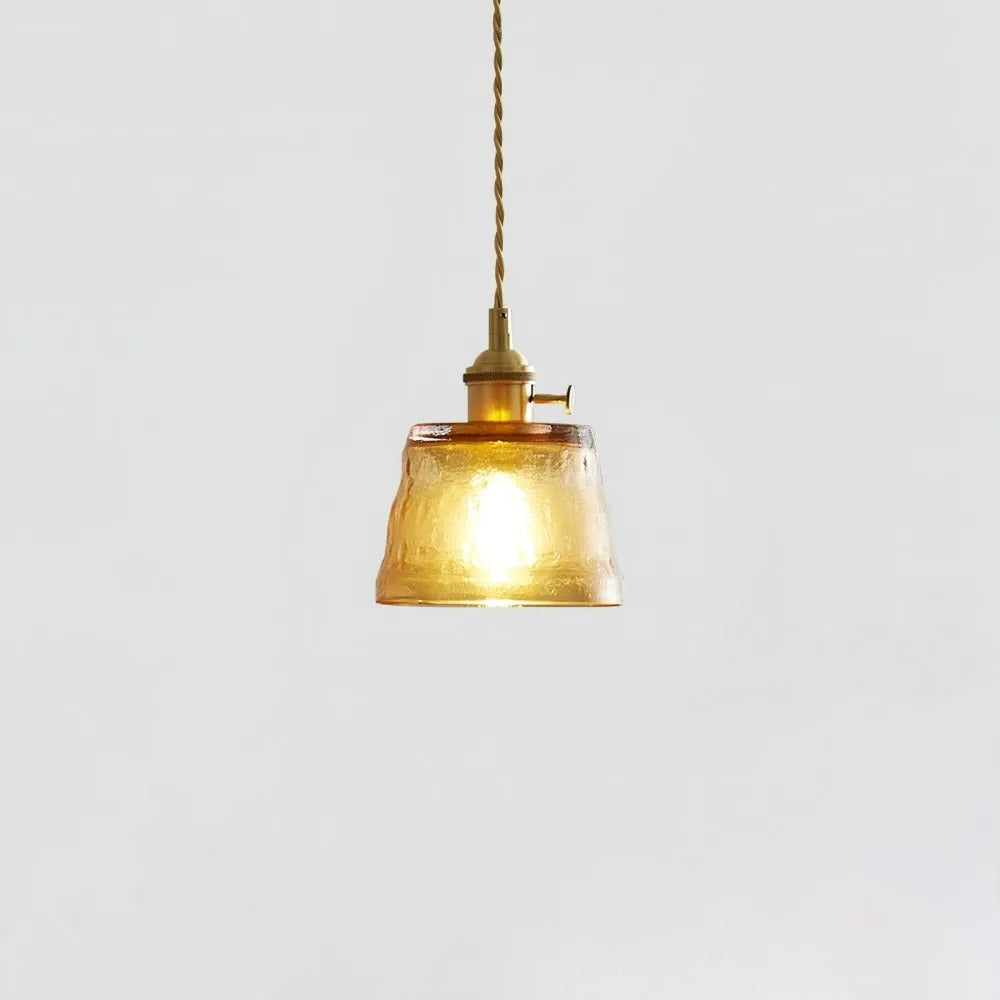 Clérachic Coloured Glass Pendant Light for Kitchen Island — gallery 10, imgi 8 Glass Cup Pendant Lamp 27.