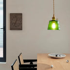 Clérachic Coloured Glass Pendant Light for Kitchen Island — gallery 11, imgi 10 Glass Cup Pendant Lamp 22.