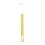 Clérachic Coloured Metal Pendant Light for Study — gallery 04, SKU 05 Yellow.