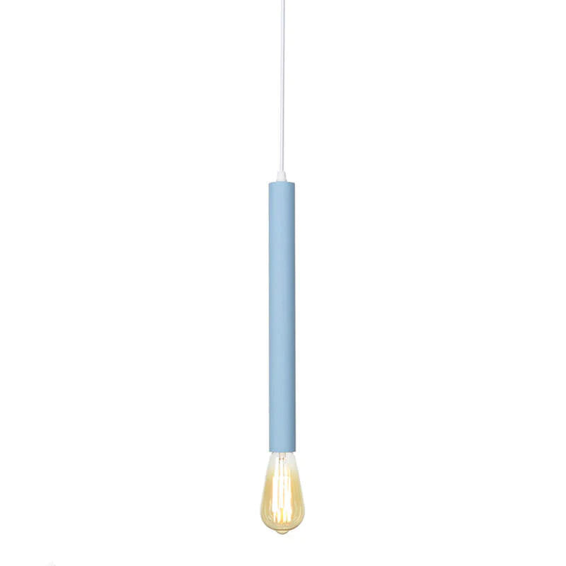 Clérachic Coloured Metal Pendant Light for Study — gallery 06, MacaroonLongStrip1 LightMiniPendantLight 4.