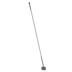 A grey Clérachic floor lamp strip leans from a small ceiling fixing to a round base, shown on a plain white backdrop.