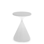 Faded white image of this Clérachic table lamp, showing its flat disc top and cone-shaped base in outline.