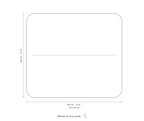 Technical dimension drawing of the Clérachic Fabric Shade Wall Light for Bedside, Solid Wood, 34 cm — 34 × 30 cm (13.4 × 11.8″), drawn to scale.