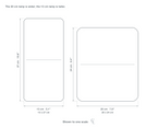 Technical dimension drawing of the Clérachic Glass Dome Table Lamp for Nightstand, Amber or White, 27 cm in all 2 sizes — 13 × 27 cm (5.1 × 10.6″), 20 × 24 cm (7.9 × 9.4″), drawn to one scale.