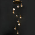 Clérachic Glass Spiral Chandelier for Stairwell — gallery 01, 1200x1200 2 08a942df 80b7 48c2 9da3 a0856d43124e.
