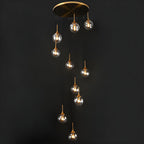 Clérachic Glass Spiral Chandelier for Stairwell — gallery 01, 1200x1200 2 08a942df 80b7 48c2 9da3 a0856d43124e.