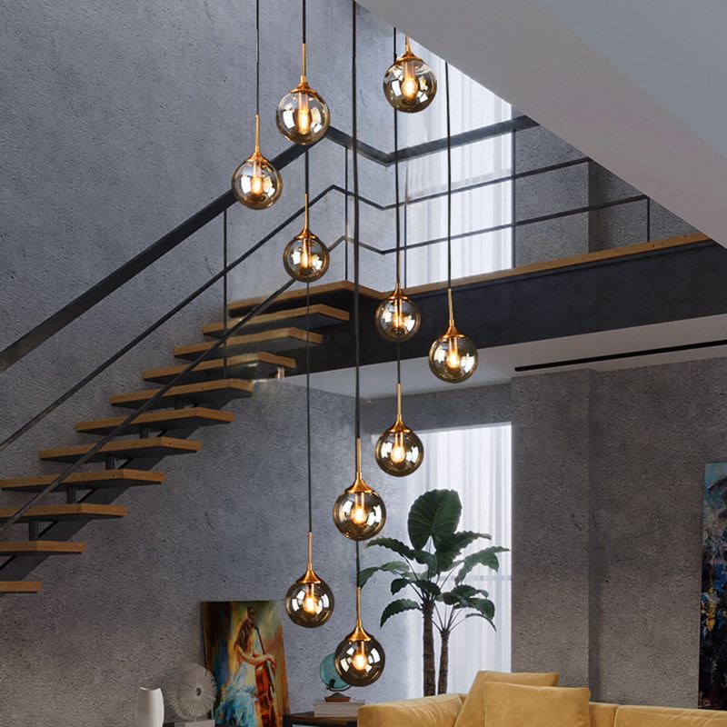 Clérachic Glass Spiral Chandelier for Stairwell — gallery 03, 1200x1200 1 a263b599 2653 4598 844f accef660780f.