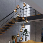 Clérachic Glass Spiral Chandelier for Stairwell — gallery 03, 1200x1200 1 a263b599 2653 4598 844f accef660780f.
