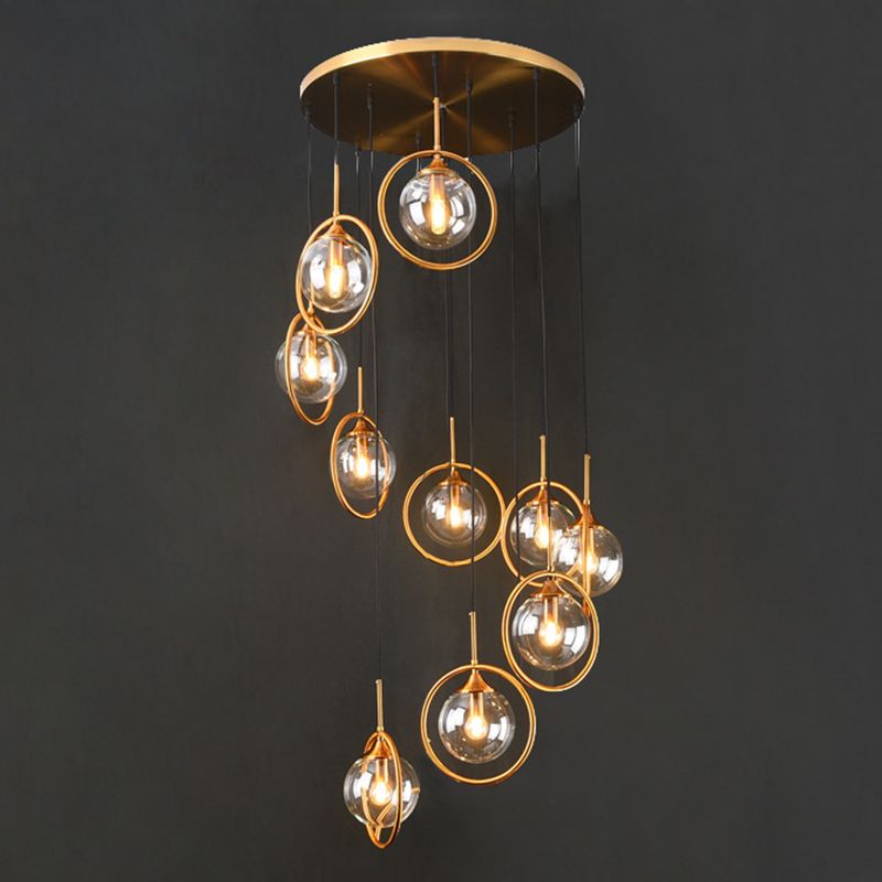 Clérachic Glass Spiral Chandelier for Stairwell — gallery 04, 1200x1200 7 a762caeb 6749 42d5 8c31 2caae87133d6.