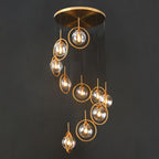 Clérachic Glass Spiral Chandelier for Stairwell — gallery 04, 1200x1200 7 a762caeb 6749 42d5 8c31 2caae87133d6.