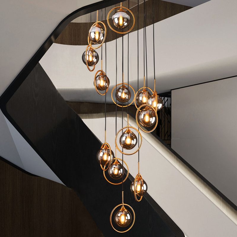 Clérachic Glass Spiral Chandelier for Stairwell — gallery 12, 1200x1200 6 4ad63ac9 4ed6 45de a1b8 f356f63a1201.