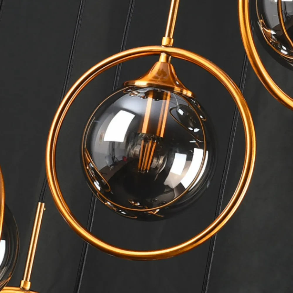 Clérachic Glass Spiral Chandelier for Stairwell — gallery 19, imgi 48 image 28.