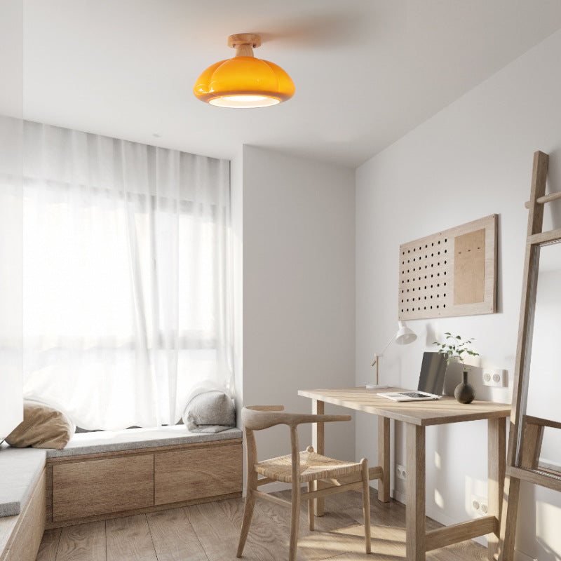 Clérachic Glass Wood Ceiling Light for Hallway — gallery 01, O1CN01AjCZPP1a6HwsQmHT8 2214570763280 0 cib.