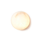 Clérachic Half-Dome Alabaster Wall Sconce lit against white, the stone glowing honey with cloud veining showing through.