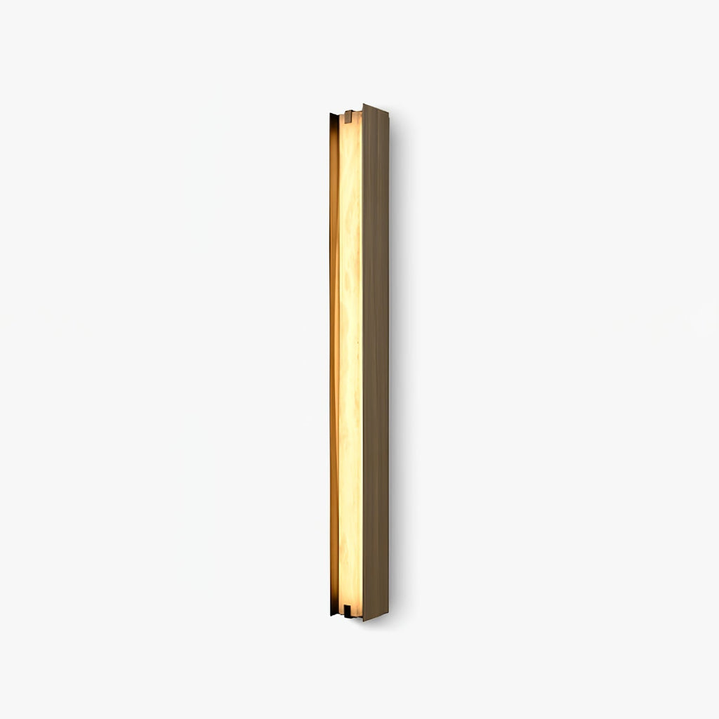 The Clérachic Isolde in three-quarter view, bronze extrusion and lit alabaster face shown together.