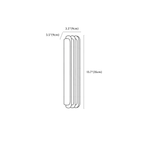 Clérachic wall light dimension drawing, 1 of 3, every measurement marked in centimetres and inches.