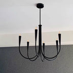 Clérachic Metal Glass Chandelier for Dining Table — gallery 01, Unconfirmed708982.