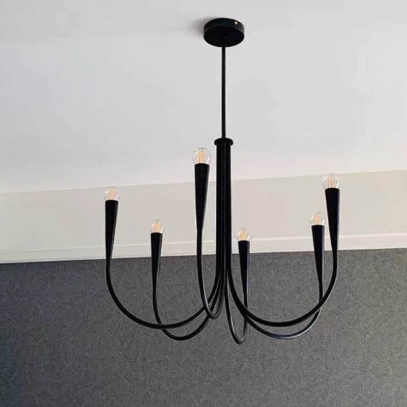 Clérachic Metal Glass Chandelier for Dining Table — gallery 01, Unconfirmed708982.