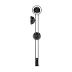 Dimension drawing of the o3 floor lamp, in outline against white.