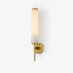 Clérachic Olrinyra in brass on a clean white background, the full single-cylinder silhouette shown end to end.