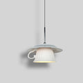 Clérachic pendant light for a desk, studio view of the shade and fitting.