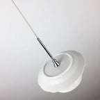 Second studio angle of the Clérachic pendant light, unlit on a white ground.