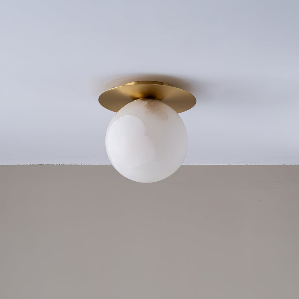 Clérachic Orrila ceiling mount fitted flush to a white ceiling above a pale grey wall.